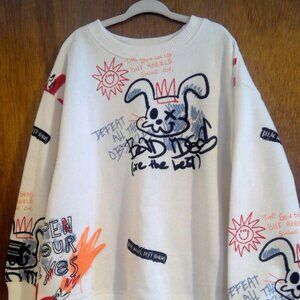 Zara Kids Graphic Crewneck Sweatshirt Size 7